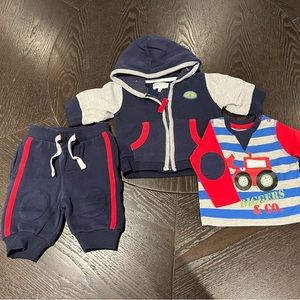 3/25$ Jogger outfit.  0-3M